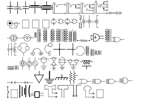 electronic font|electronic symbols font.